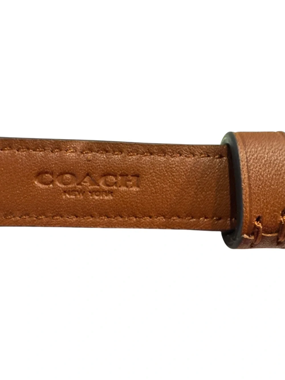 Coach Boxed Pet Collar in Signature Brown Canvas- Small